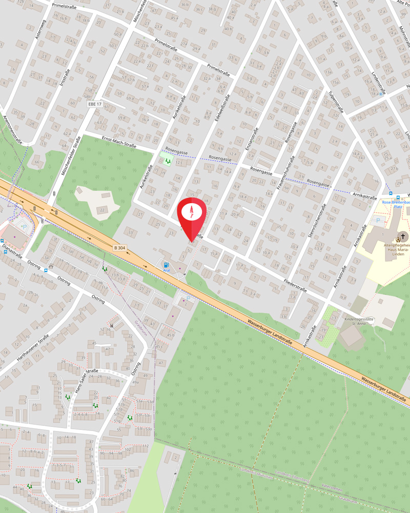 Karte OpenStreetMap öffnen